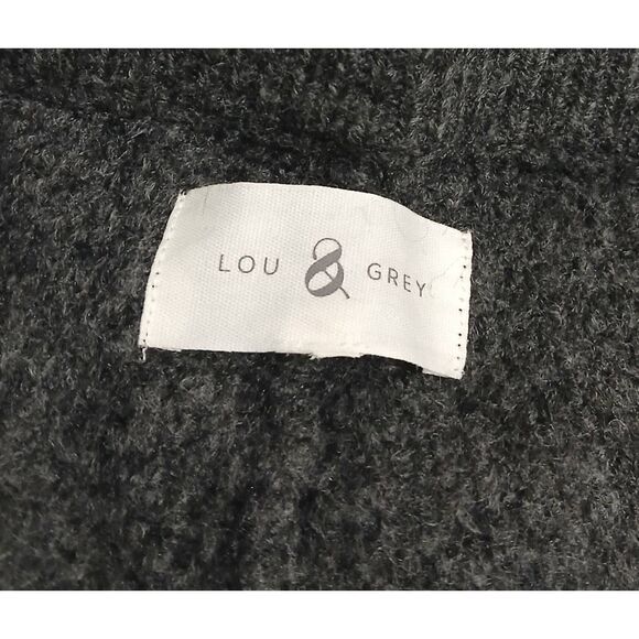 Lou & grey womens small wool jogger sweater pants gray cozy lounge wear - Picture 6 of 6